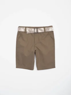 Bermuda ceinture imprimé palmiers