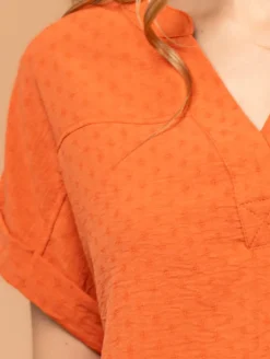 Blouse jacquard fantaisie
