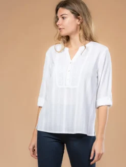 Blouse jacquard fantaisie