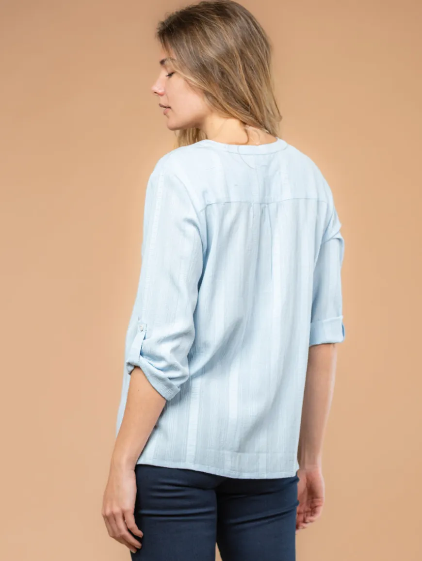 Blouse jacquard fantaisie