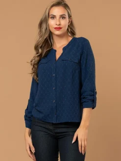 Chemise plumetis