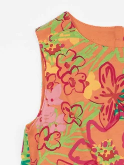 Combishort imprimé tropical