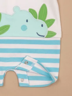 Combishort rayé hippo