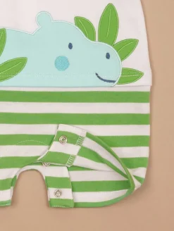 Combishort rayé hippo