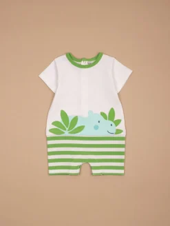 Combishort rayé hippo