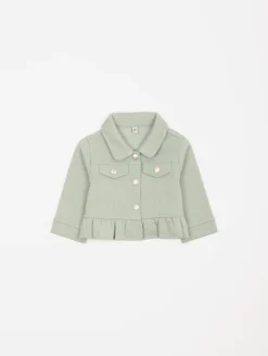Ensemble 3 pièces fleurs veste molleton