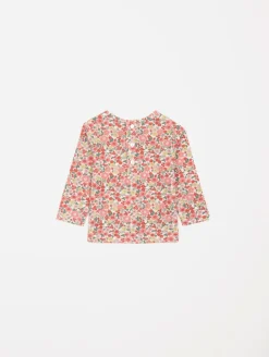 Ensemble 3 pièces fleurs veste molleton