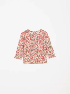 Ensemble 3 pièces fleurs veste molleton