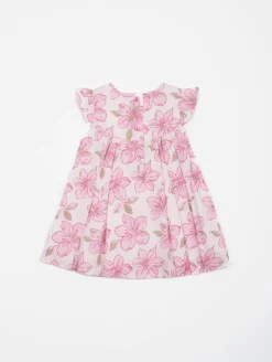 Ensemble robe legging grandes fleurs