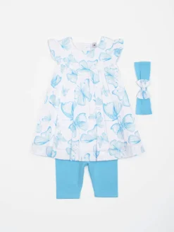 Ensemble robe legging papillons