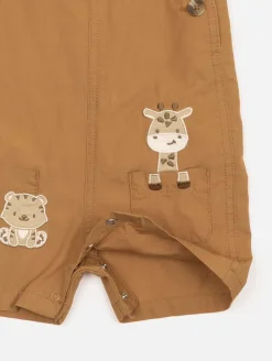Ensemble tee-shirt salopette animaux