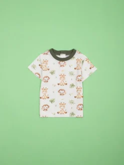 Ensemble tee-shirt short animaux