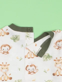 Ensemble tee-shirt short animaux