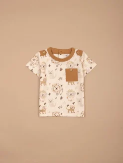 Ensemble tee-shirt short animaux