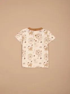 Ensemble tee-shirt short animaux