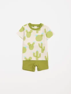 Ensemble tee-shirt short cactus