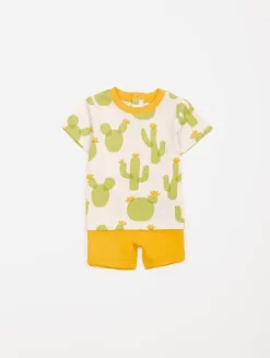 Ensemble tee-shirt short cactus