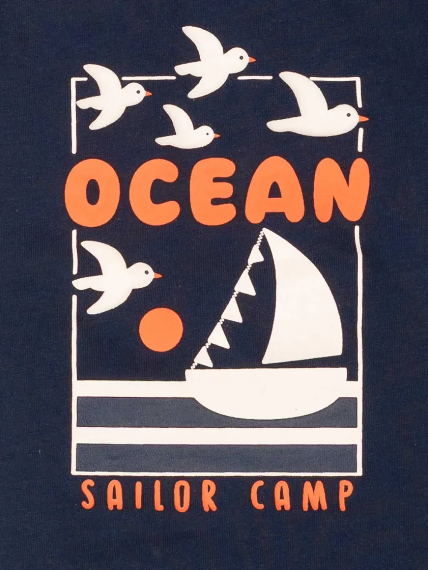 Ensemble tee-shirt short "Ocean"