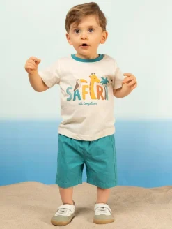 Ensemble tee-shirt short safari
