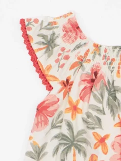 Ensemble tunique bloomer hibiscus