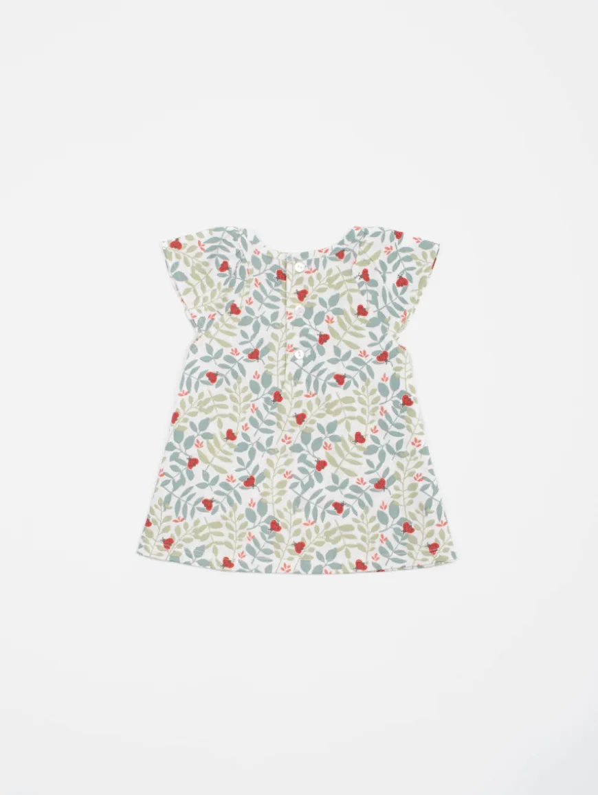 Ensemble tunique bloomer papillons