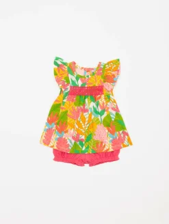 Ensemble tunique bloomer tropical