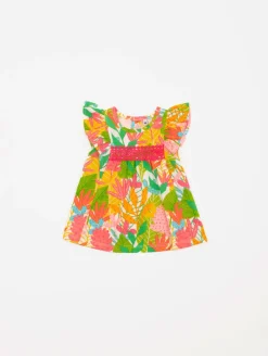 Ensemble tunique bloomer tropical