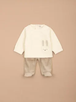 Ensemble velours poche lapin