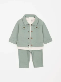 Ensemble veste molleton 3 pièces