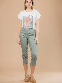 Jegging uni clous fantaisie