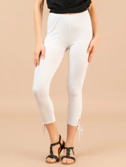 Legging court bas nœud