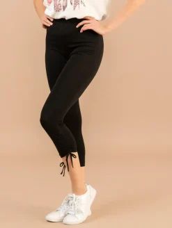 Legging uni coulisse