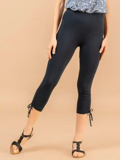 Legging uni coulisse
