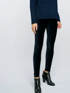 Legging velours côtelé femme