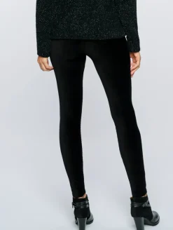 Legging velours côtelé femme