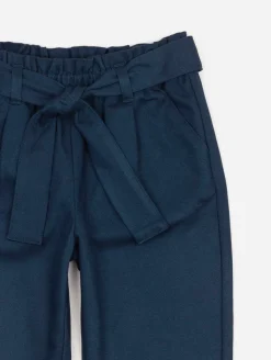 Pantalon ceinture nouée