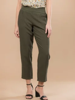 Pantalon effet froissé