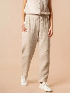Pantalon gaze de coton