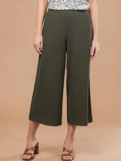 Pantalon maille crépon