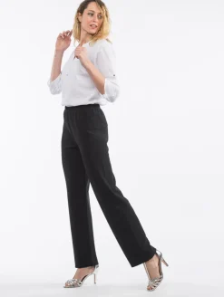 Pantalon maille ottoman uni