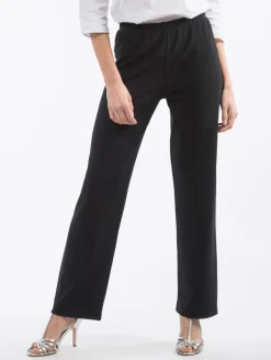 Pantalon maille ottoman uni