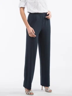 Pantalon maille ottoman uni
