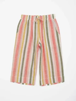 Pantalon rayures multicolores