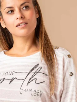 Pull esprit marinière