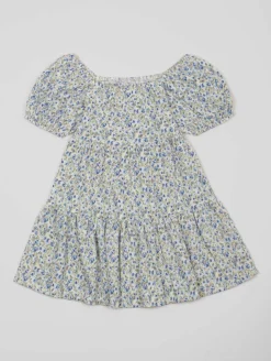 Robe crépon imprimé fleuri