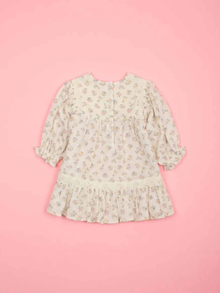Robe gaze de coton imprimé fleuri