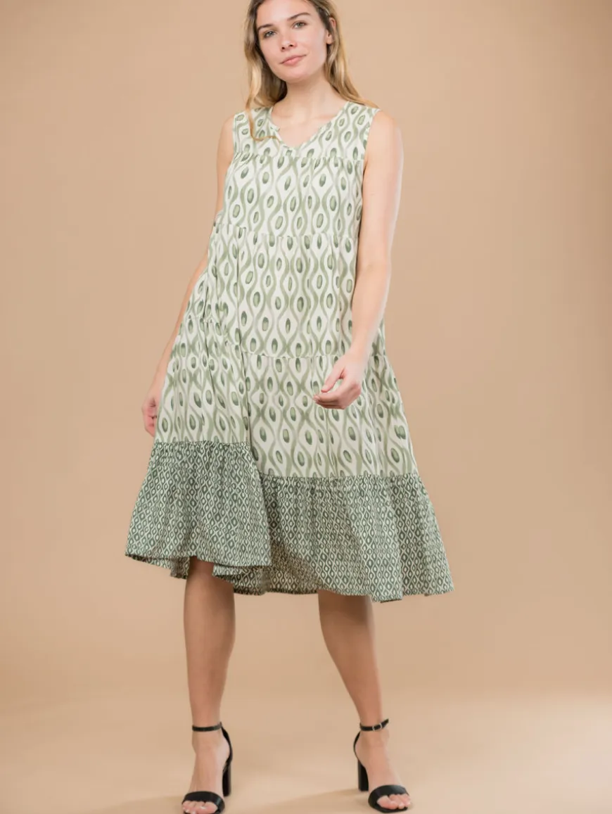 Robe mix motifs