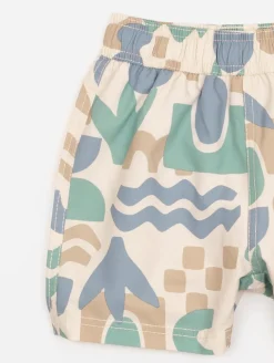 Short de bain imprimé aztèque