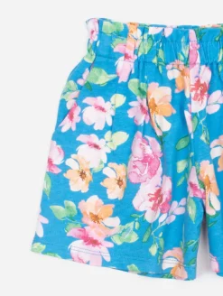 Short imprimé fleuri