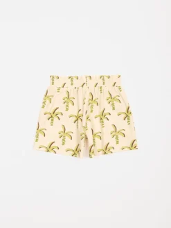 Short imprimé palmiers